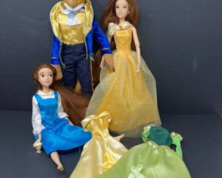 Belle & Beast Disney 12”Jointed Dolls -Xtras