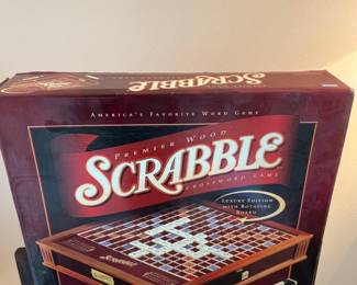 Premier Wood Scrabble Luxury Ed. Rotating Board