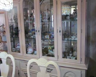 LOVELY, LIGHTED CHINA CABINET 