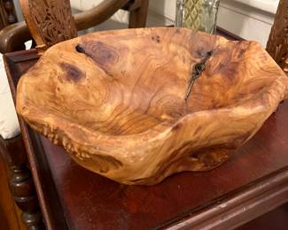 Beautiful burl wood bowl