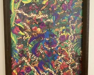 Batik on silk by Sandra Grassi Nelipovich “Tub Relaxation”