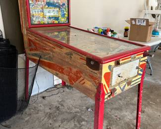 Vintage pinball machine