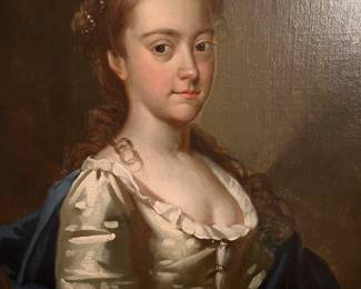 18th Century o/c young woman (no frame)