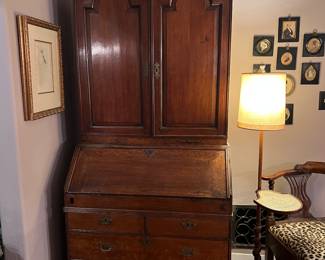 A beautiful 18th Century drop fron oak Secretary