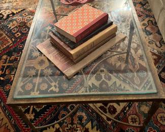 beautiful bronze and iron coffee table