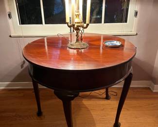 Turn of the century gate leg mahogany table