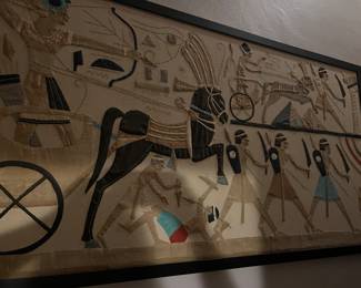 Large canvas handmade scene