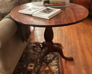 walnut tilt top table