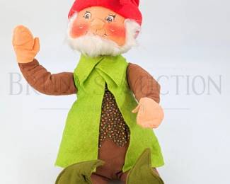 LARGE - VINTAGE ANNALEE MOBILITEE ELF USA 1979 HAND PA...