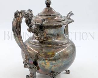 87.20 OZ TW
(5PC) HIRATA & CO. JAPANESE STERLING COFFEE/TEA SET, MATCHING
MARKED "STERLING 950 - HIRATA & CO." ON BOTTOM