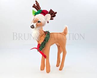 ANNALEE REINDEER, WREATH U.S.A. 2009 14.5"