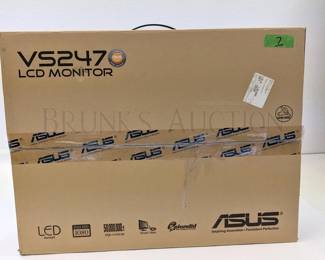 ASUS HD LCD MONITOR, IN ORIGINAL BOX MODEL - VS247 LED BACKLIT,...