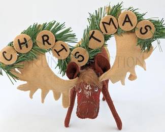 ANNALEE CLASSIC CHRISTMAS MOOSE U.S.A. 2017 9" (IN ORIGINAL...