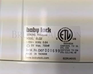 * NEW * - BABY LOCK QUEST SEWING/QUILTING MACHINE NEW...