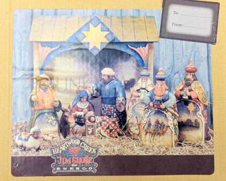 (10 PC) JIM SHORE NATIVITY SCENE NEW IN BOX (NIB) HEARTWOOD CR...
