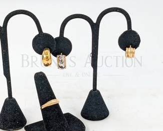 14K GOLD - 5.83 GRAMS TW 18K GOLD - 0.87 GRAMS TW 14K & 18K GOLD...