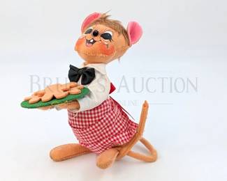 ANNALEE MOBILITEE MOUSE, GINGERBREAD USA 2014 7"