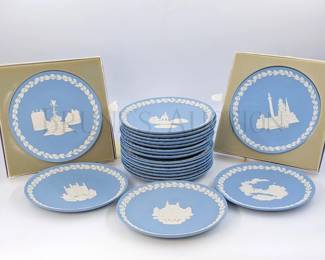 (20) WEDGWOOD JASPERWARE CHRISTMAS PLATES (1969-1988) (...