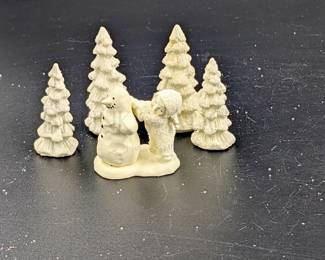 (4) SNOWBABIES PEWTER MINIATURES, SLEDS DEPARTMENT...