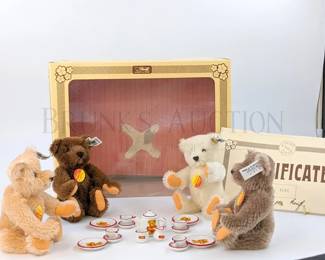 STEIFF LIMITED EDITION TEA PARTY, W/ ORIGINAL BOX LIMITED EDITION...