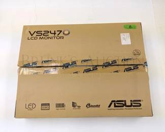 ASUS HD LCD MONITOR, IN ORIGINAL BOX MODEL - VS247 LED BACKLIT,...