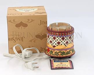 JIM SHORE CHRISTMAS VOTIVE ELECTRIC WARMER ANGEL NATIVI...