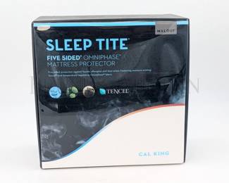 MALOUF SLEEP TITE CAL-KING MATTRESS PROTECTOR, WHITE FI...