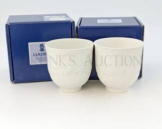 (2) LLADRO VOTIVE CANDLE HOLDERS, W/ ORIGINAL BOXES HA...