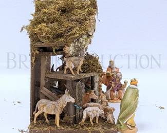 (20 PC) FONTANINI NATIVITY SCENE, WITH ORIGINAL BOXES 90TH ANNI...