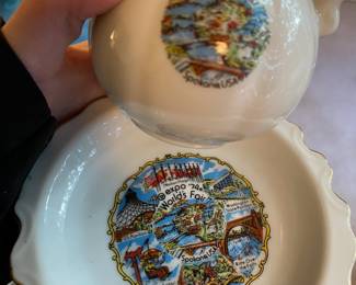 1974 Spokane World's Fair - Collector's Plate and Creamer Pitcher