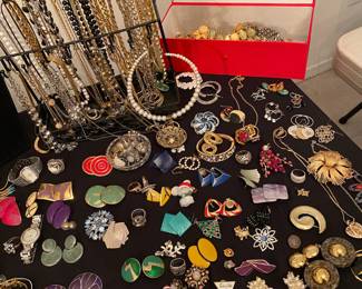 Assortment of Costume Jewelry