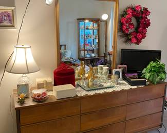 Mid Century Modern Walnut Lowboy Dresser