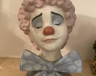 Lladro Sad Clown Head - 5611