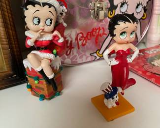 Carlton Betty Boop Santa’s Little Sweetheart Ornament , Betty Boop Figurine