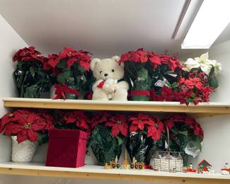 Artificial Poinsettias 