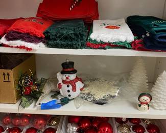 Assortment of Red Glass Ornaments