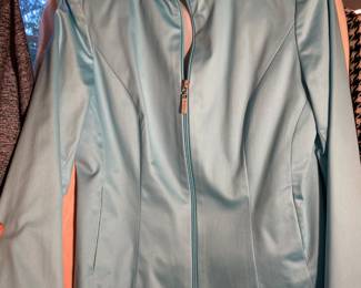 The Limited Blue Zip Up Jacket