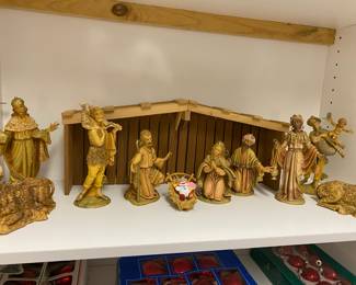 10 Piece Italian Christmas Nativity Scene