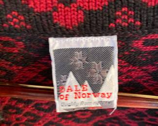 Dale of Norway - Red/Black Norwegian Style Sweater 