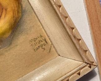 Baby in Yellow with Bottle Print by Maud Tousey Fangel