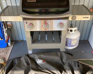 Weber Spirit II Black/Stainless Gas Grill- E-310