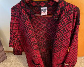 Dale of Norway - Red/Black Norwegian Style Sweater 