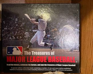 The Treasures of Major League Baseball Book