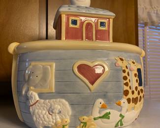 Certified International Noah's Ark Cookie Jar