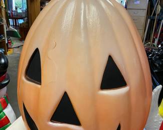  Halloween Pumpkin Blow Mold Light Up Jack O' Lantern