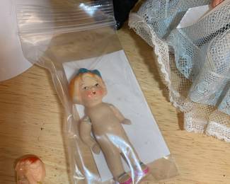 Dollhouse Size Bisque Doll