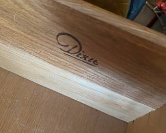 Dixie 6 Drawer Low Boy Dresser with Diamond Pattern