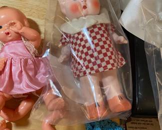  Hebee Shebee Doll in Red/White Checkered Dress