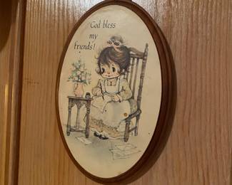God Bless My Friends Wall Plaque