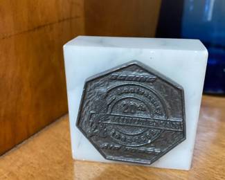 1982 Seattle Boeing U.S. Air Force Minuteman Paperweight